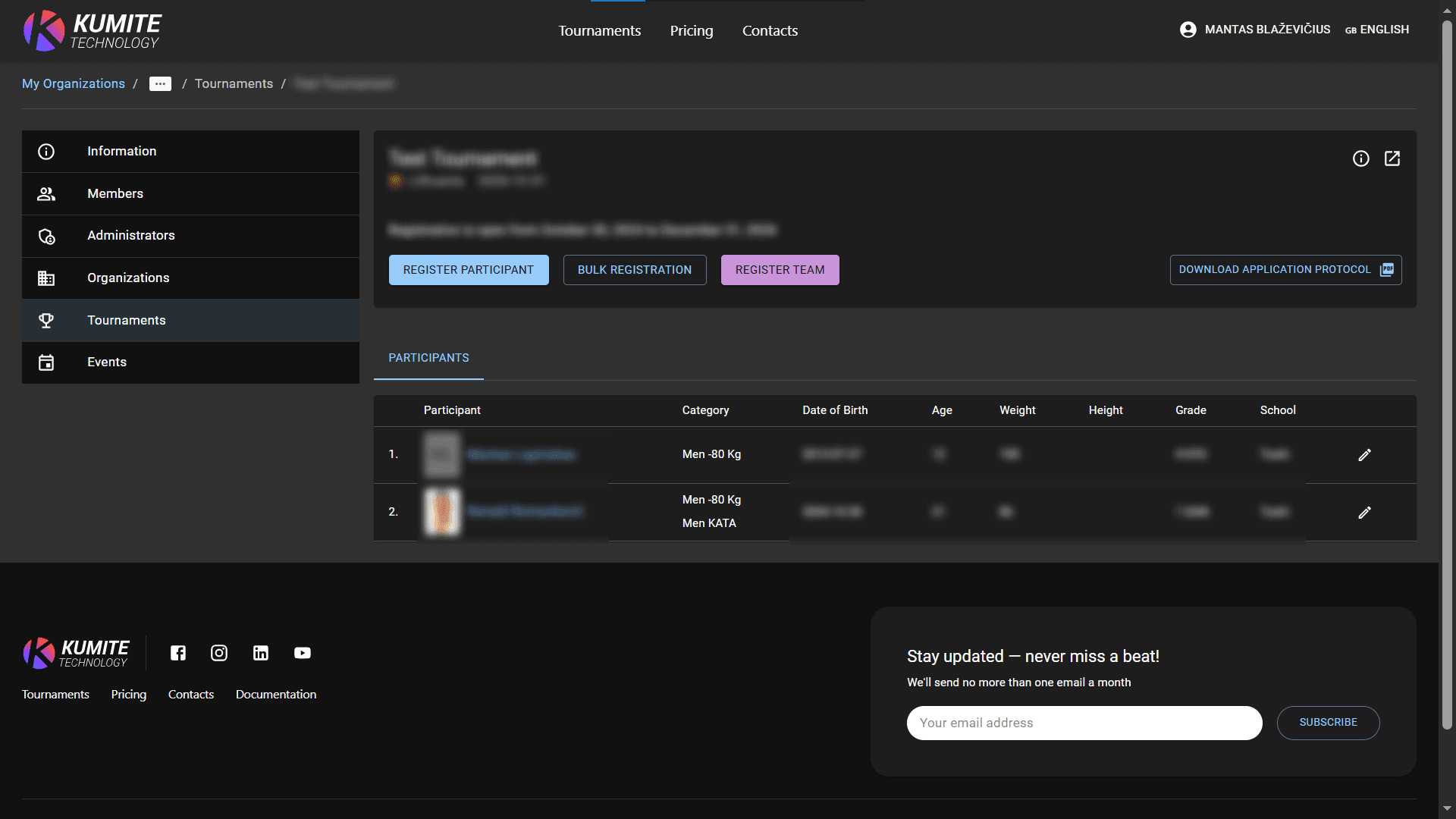 Preview Registrations