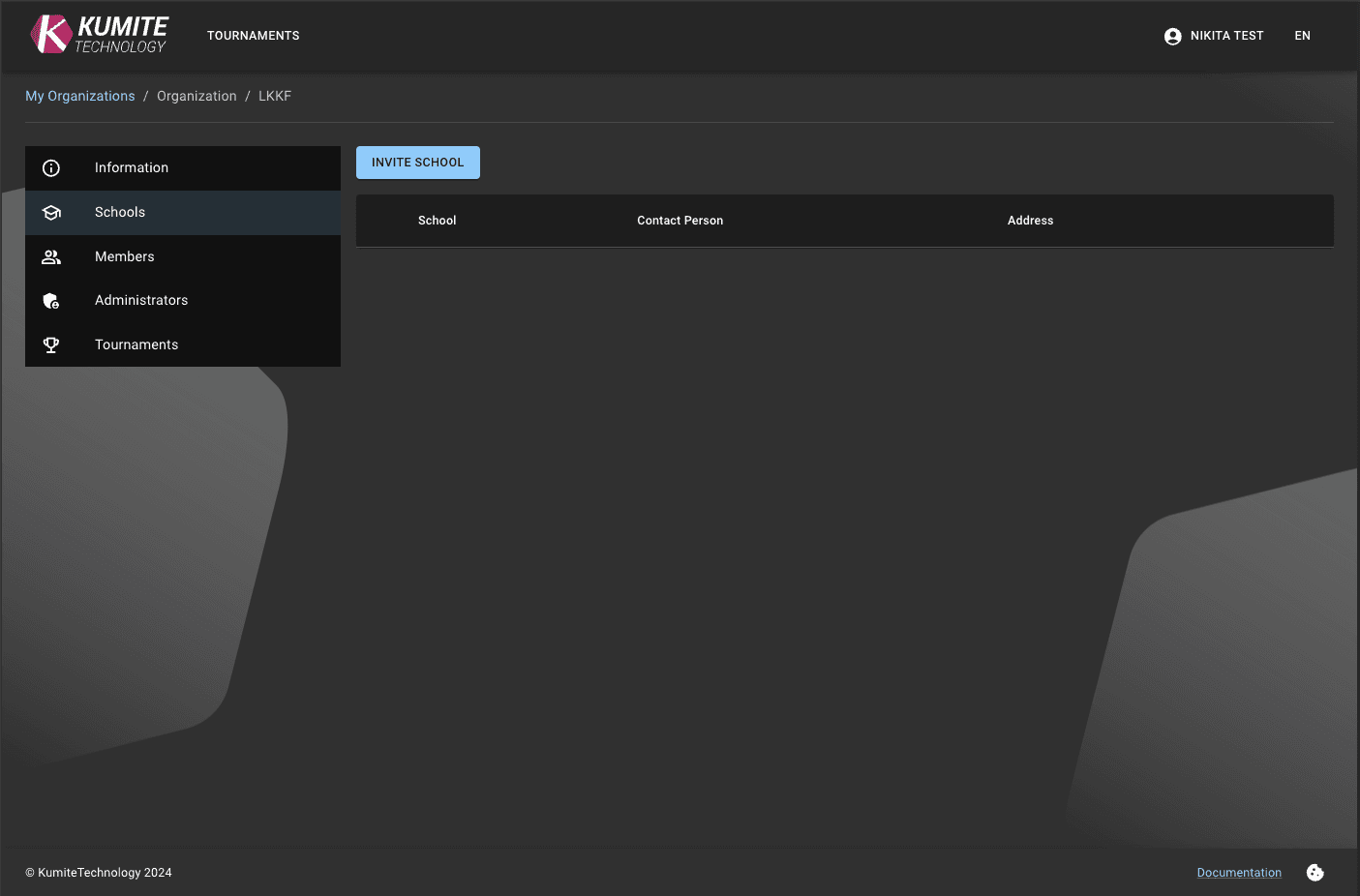 Organization Navigation