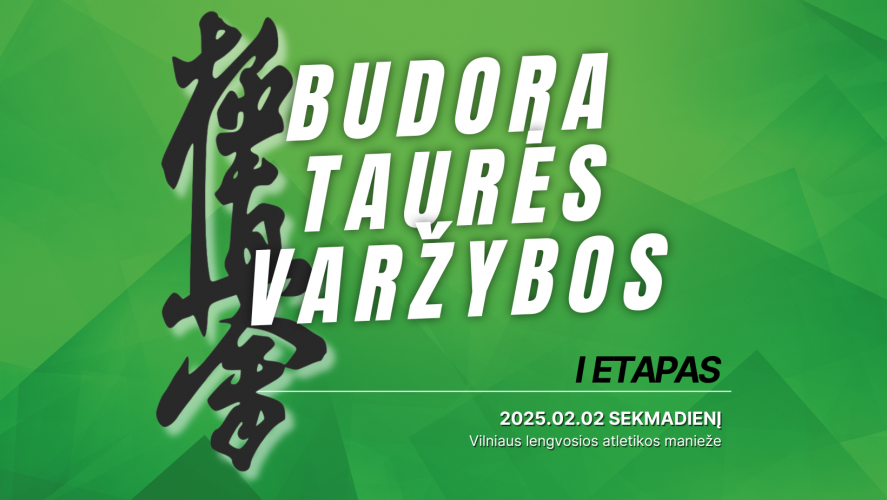 Budora Taurė I etapas 2025